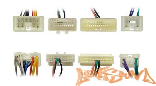 Комплект проводов  WM-MT для Toyota, iso(16 pin Android), коннектор руля,антенна 1989-2017