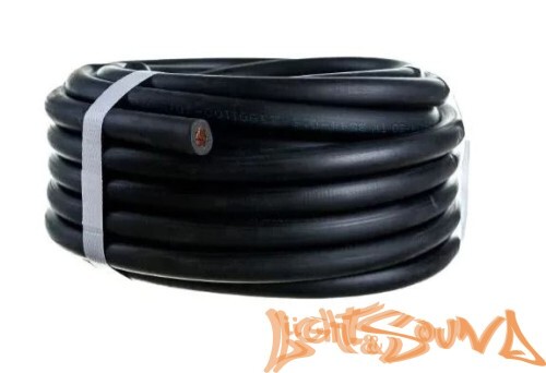 ККЗ КГТП-ХЛ Кабель силовой, чёрный, 1х16мм2, 50м в катушке