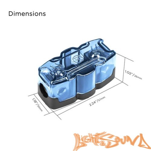 Колба предохранителя Recoil ZSFH11 MiniANL-01 (80А)