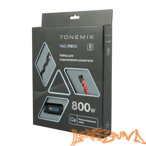 Tonemix PAC-P8CU Набор для подключения усилителя(без RCA и акустич.каб) 2х8AWG