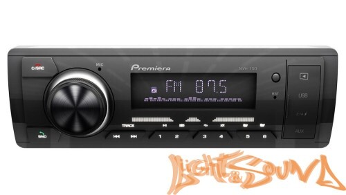 Premiera MVH-150 4 х 55 Вт, FM / USB ресивер с Bluetooth (белая подсветка)