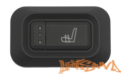 Комлект подогрева одного сидения с прямоугольной кнопкой ZG17