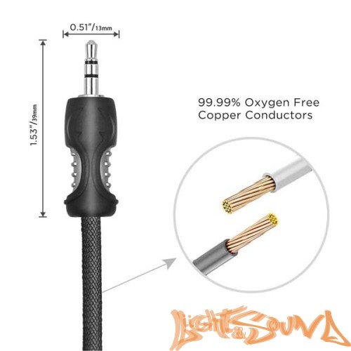 Recoil A2R10 Mini Jack - 2RCA,1M, 3 метра