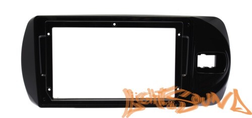 Переходная рамка для Toyota Vitz 2015-2020 для установки MFB дисплея (чёрный глянец)