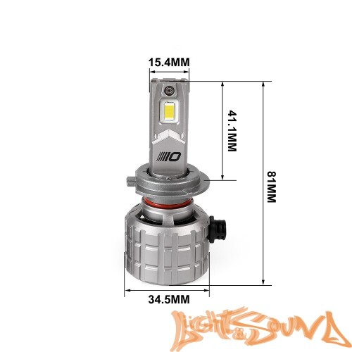 Optima Premium LED ПРОСПЕКТ H7, 80W, 12-24V, 5000K, 8000Lm (2шт)