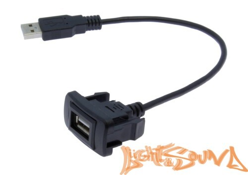 USB разъём в штатную заглушку для Toyota до 2010