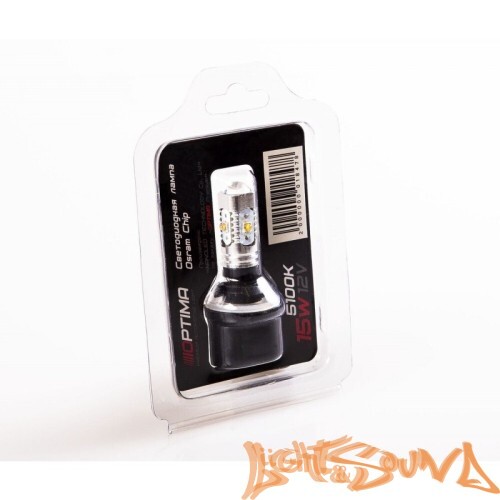 Optima Premium Osram Chip H27(880), 5100K, 15W, 12V (PG13), только для ДХО, 1шт