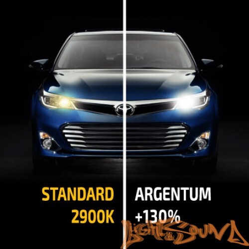 MTF ARGENTUM +130% H1, 12V, 55W Галогенные лампы (2 шт)