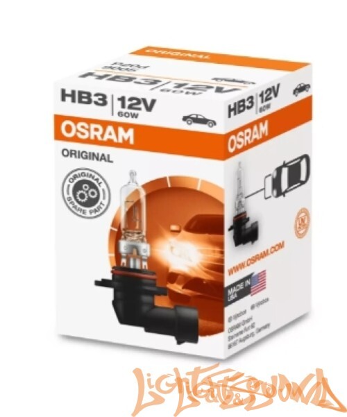 Osram Classic HB3 12V, 60W Галогенная лампа (1шт)