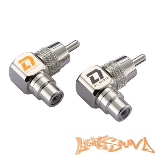 RCA коннектор DL Audio Phoenix Short Angle RCA  Adapter, 2шт