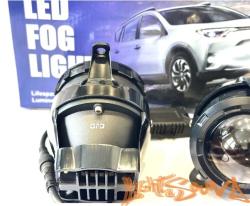 Светодиодная линза для ПТФ GFD PRA-2 Priora NIVA ближний дальний, 2шт