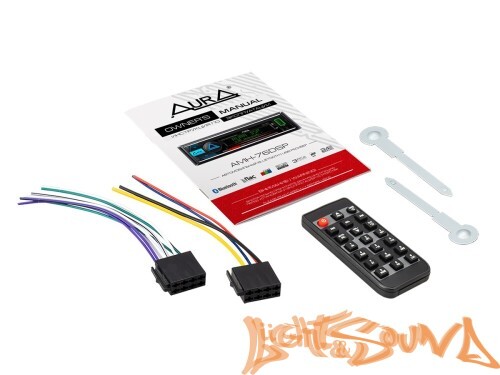 Aura AMH-76DSP USB-ресивер, 4х51w, USB (1.2A)/FM/AUX/BT,3RCA,DSP 2/3way, D-SWC, RGB-подсветка