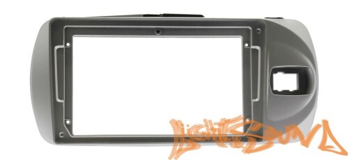 Переходная рамка для Toyota Vitz 2015-2020 для установки MFB дисплея (серебристая)