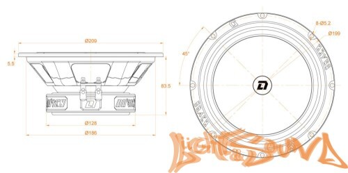 DL Audio Raven 200 v.2 среднечастотные динамики (комплект)