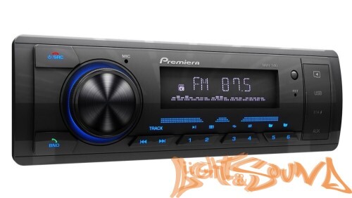 Premiera MVH-140 4 х 55 Вт, FM / USB ресивер с Bluetooth (синяя подсветка)