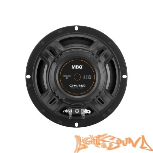 MBQ CX-ML-1652 v.2 6.5" (16.5 см) 2-полосная коаксиальная акустическая система