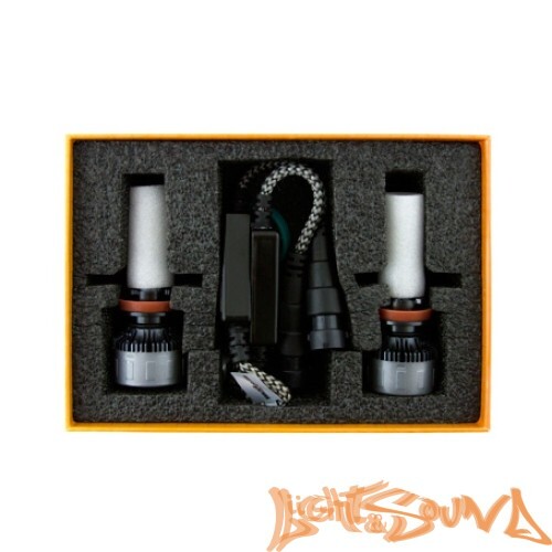 Светодиод головного света MTF Light, Cyber Light, 3750lm, 12V, 45W, 6000K, H11/H9 (2шт)