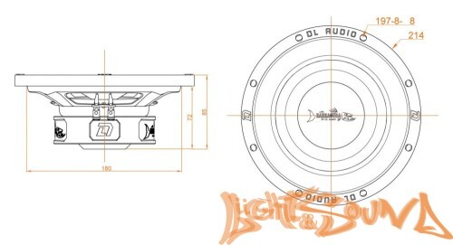 DL Audio Barracuda 8 Flat сабвуфер