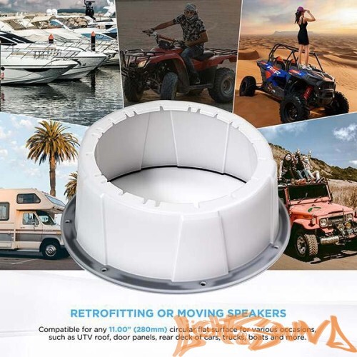 Подиумы пластиковые Recoil USP8W 8" (20см), белые, 2шт