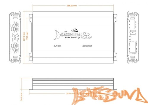 4-х канальный усилитель мощности DL Audio Barracuda 4100