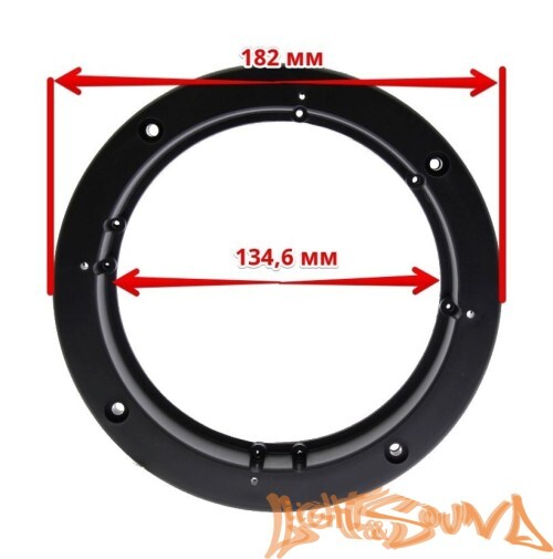 Подиумы пластиковые 6,5" (16см, наклонные, простые), 2шт