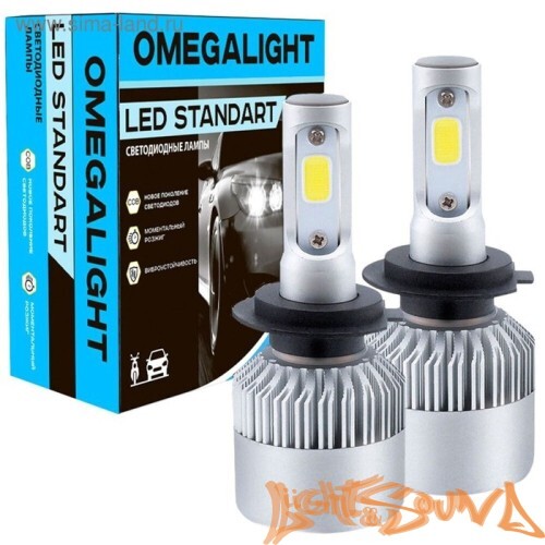 Светодиод головного света Omegalight LED Standart H1 2400 lm (2 шт.)