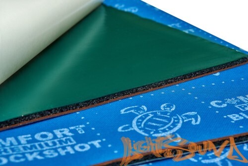 Шумоизоляция Comfort mat BlockShot GEN2 (50х70см, в уп. 5л.)