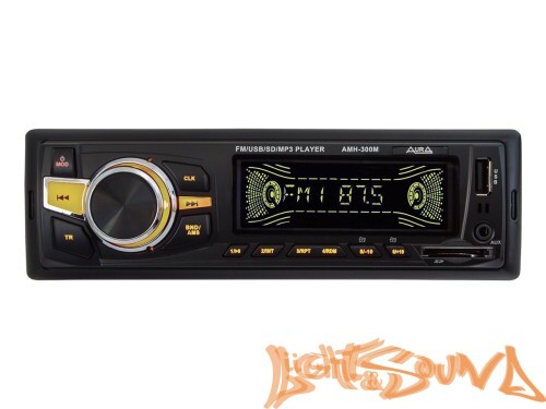 Aura AMH-300M USB-ресивер, 4x51w, USB/SD/FM/AUX, 2 RCA, iD3-TAG, мультицвет (7 цветов)