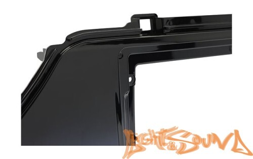 Переходная рамка для Kia Rio 2020+ MFB дисплея (с кнопкой) черный глянец