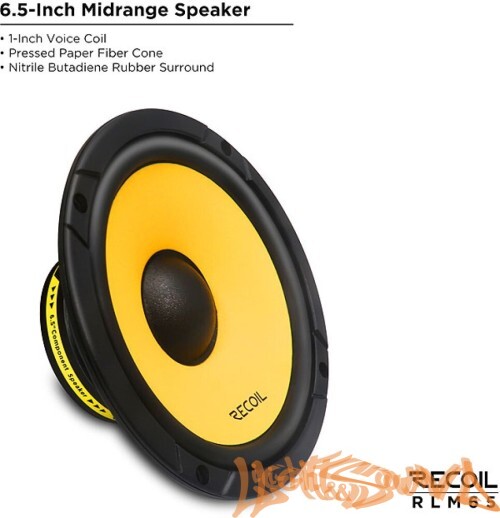 Recoil RLM65 6.5" (16,5 см), 2-полосная компонентная акустическая система