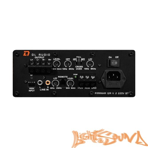 DL Audio Piranha 12A V.2 Black 12V/220V активный сабвуфер