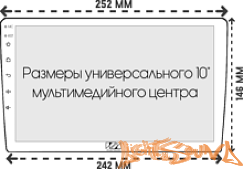 Переходная рамка для Toyota Wish 2009+ для установки MFA дисплея