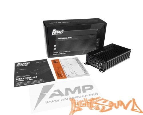 AMP MICRON 4.80 Усилитель мощности 4-хканальный