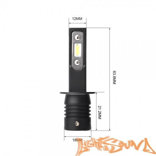 Светодиод головного света Optima LED QVANT H1, 12-24V (2шт)