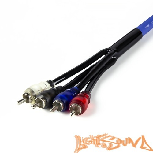 RCA (межблочный) кабель 4RCA ORIS ELECTRONICS RC-4150 5 метров