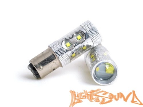 Optima Premium P21/5W CREE*10 LED*5W, 5100K, 50W, 12V (BaY15D), 1шт