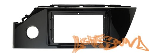 Переходная рамка для Kia Rio 2020+ MFB дисплея (с кнопкой) черный глянец