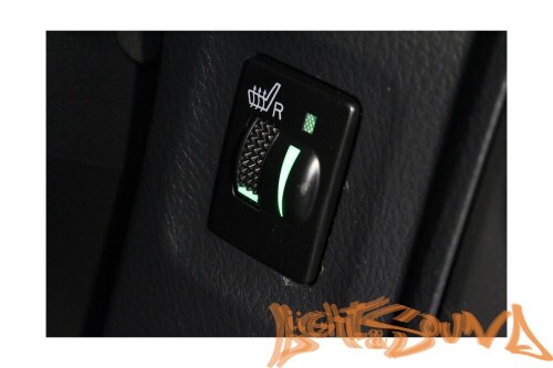 Комлект подогрева двух сидений с раздельными кнопками для Toyota, Mitsubishi 2019+ ZG8 (тип3)