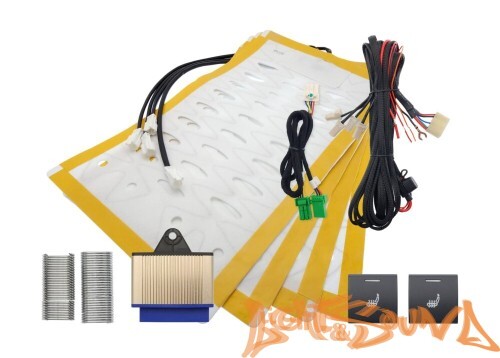 Комлект подогрева двух сидений 2 кнопки для Toyota 2018+ ZG9