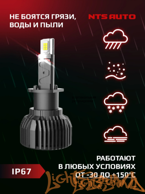 NTS AUTO C10 H1  12-24V, 45W, 6300K (2шт)