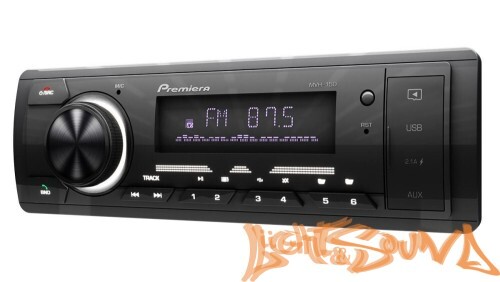 Premiera MVH-150 4 х 55 Вт, FM / USB ресивер с Bluetooth (белая подсветка)