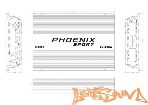 DL Audio Phoenix 2.1200 усилитель мощности 2-х канальный