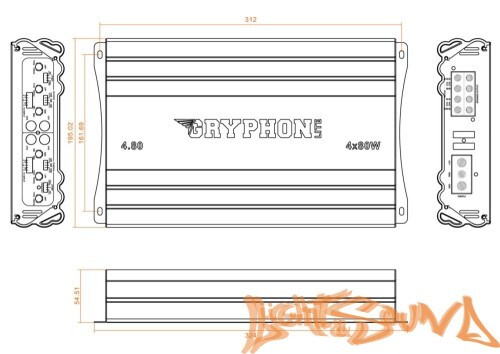 4-х канальный усилитель мощности DL Audio Gryphon 480