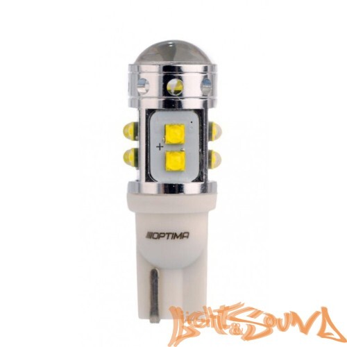 Optima Premium MINI-50W W5W (T10), CREE_ XBD*6, 5500K, 12V (W2.1X9.5D), 1шт