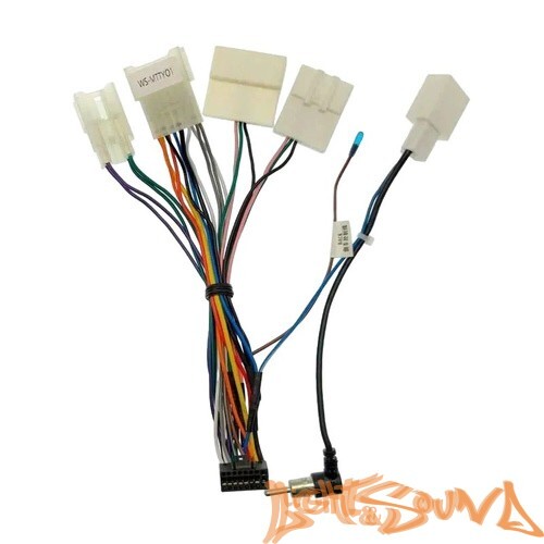 Комплект проводов  WM-MT для Toyota, iso(16 pin Android), коннектор руля,антенна 1989-2017