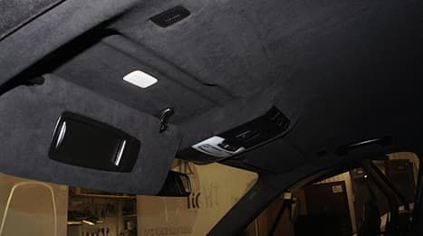 Перетяжка потолка для BMW X5