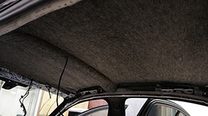 Перетяжка и шумоизоляция потолка для BMW 5 G30